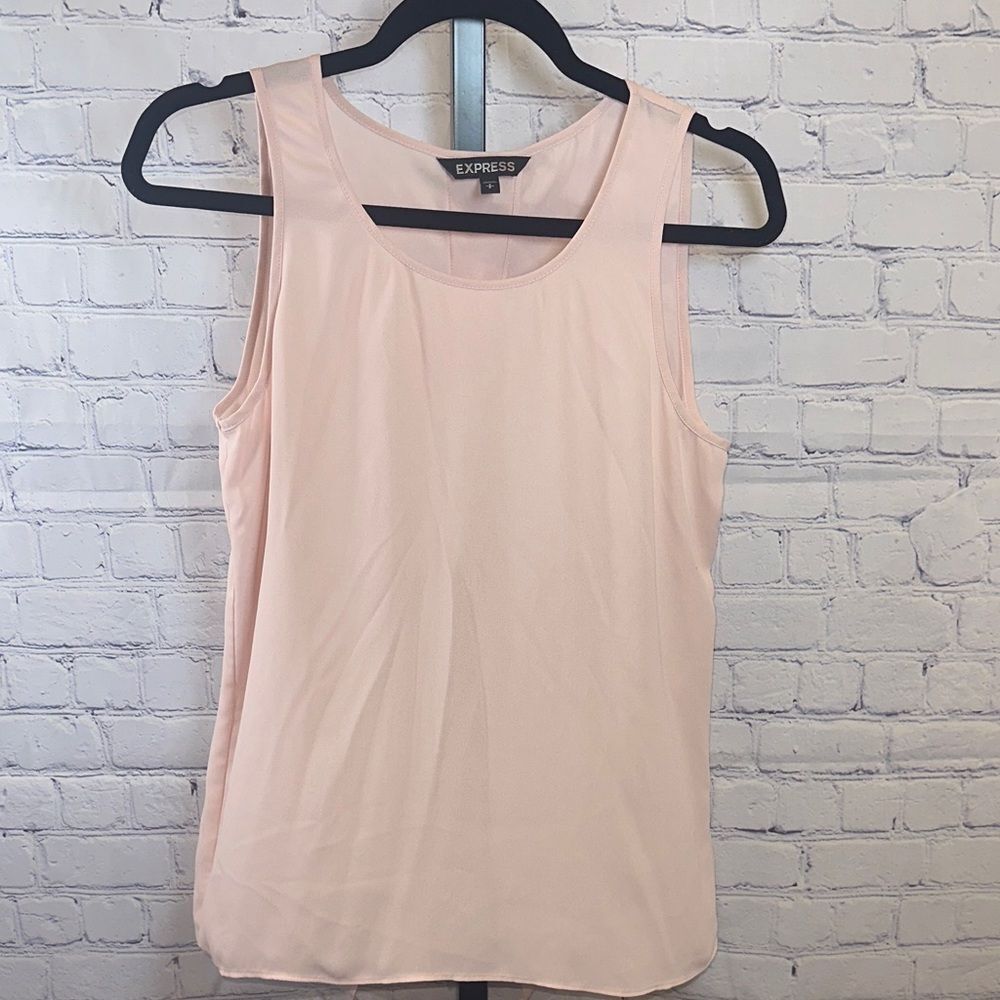 Express Women's Light Pink Tank Top Sz Sm